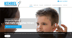 Desktop Screenshot of hoergeraete-kehrel.de